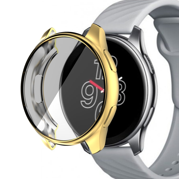 For OnePlus Watch Full Coverage TPU Electroplating Watch Case