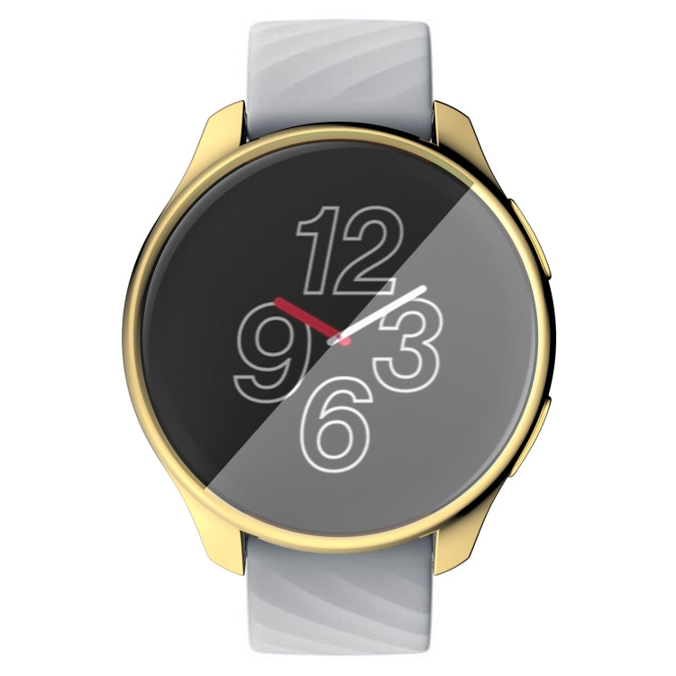 For OnePlus Watch Full Coverage TPU Electroplating Watch Case