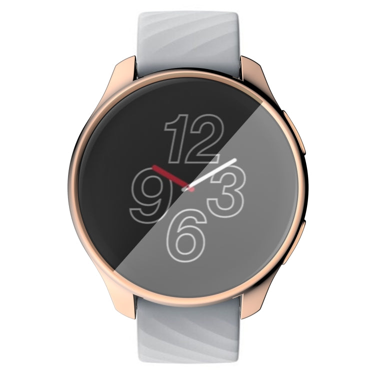 For OnePlus Watch Full Coverage TPU Electroplating Watch Case