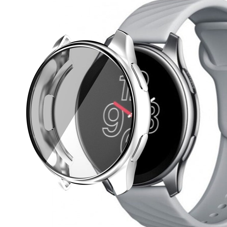 For OnePlus Watch Full Coverage TPU Electroplating Watch Case
