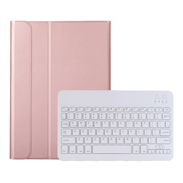 AK16 Lambskin Texture Bluetooth Keyboard Leather Case For Lenovo Tab 6 5G 10.3 inch