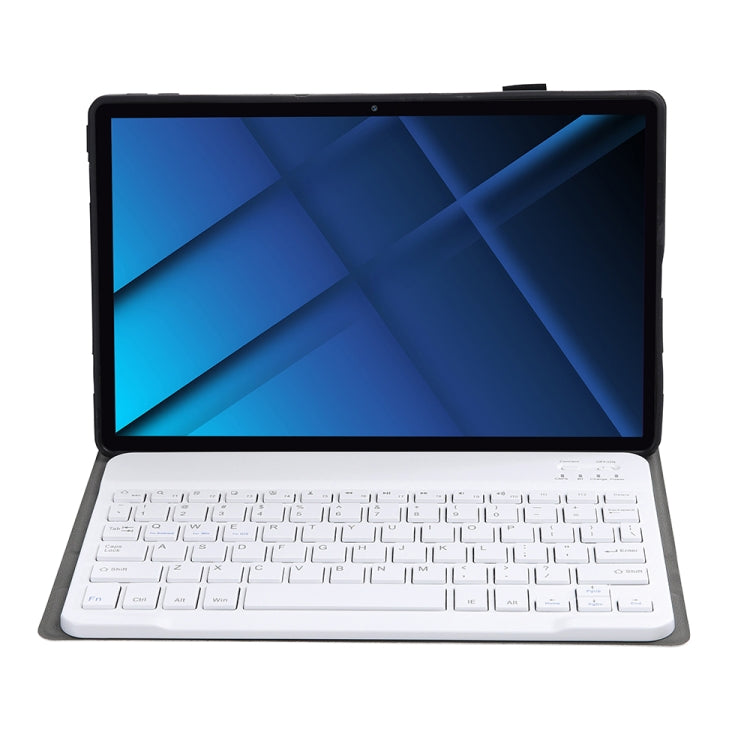 AK16 Lambskin Texture Bluetooth Keyboard Leather Case For Lenovo Tab 6 5G 10.3 inch