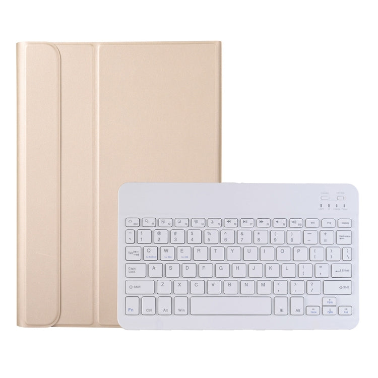 AK16 Lambskin Texture Bluetooth Keyboard Leather Case For Lenovo Tab 6 5G 10.3 inch