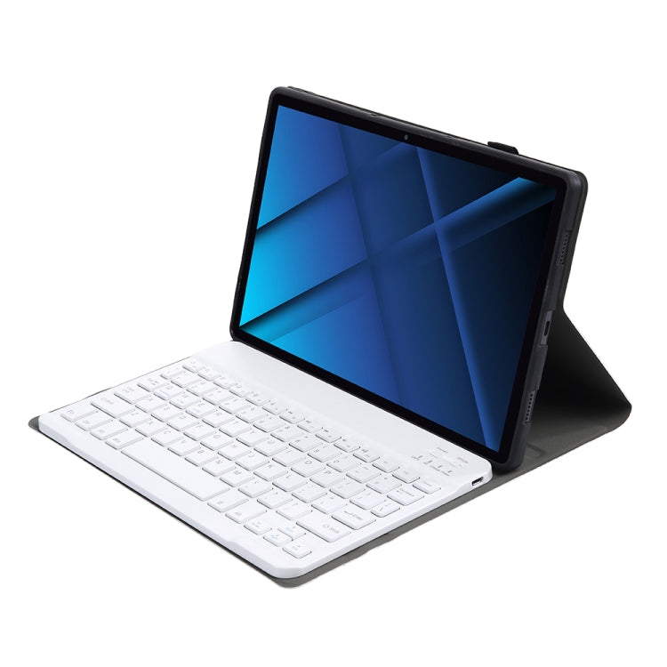 AK16 Lambskin Texture Bluetooth Keyboard Leather Case For Lenovo Tab 6 5G 10.3 inch