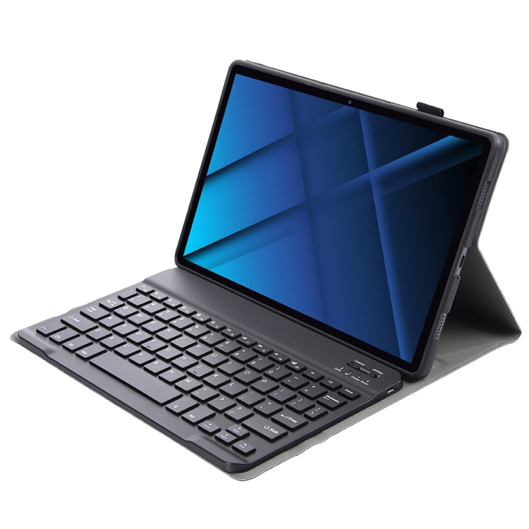 AK16 Lambskin Texture Bluetooth Keyboard Leather Case For Lenovo Tab 6 5G 10.3 inch