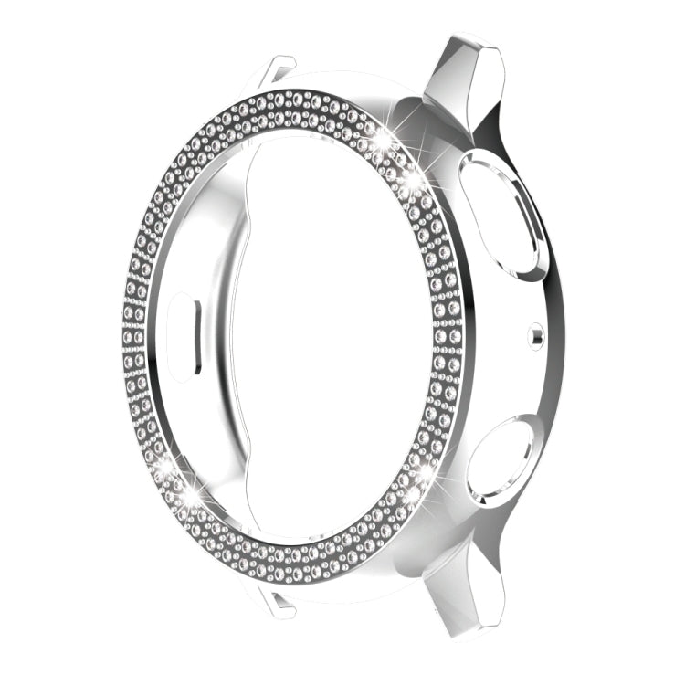 For Samsung Galaxy Watch Active2 44mm PC Double Row Diamond Watch Case