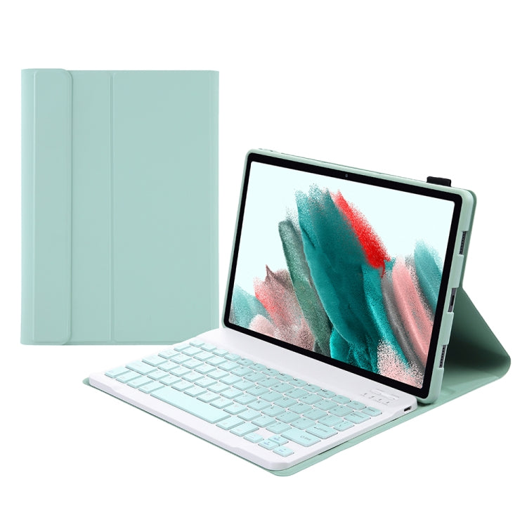 A08 Candy Color Ultra Thin Bluetooth Keyboard Leather Case For Samsung Galaxy Tab A8 10.5 2021 SM-X200 / SM-X205