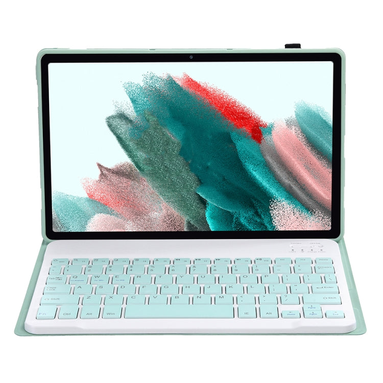 A08 Candy Color Ultra Thin Bluetooth Keyboard Leather Case For Samsung Galaxy Tab A8 10.5 2021 SM-X200 / SM-X205