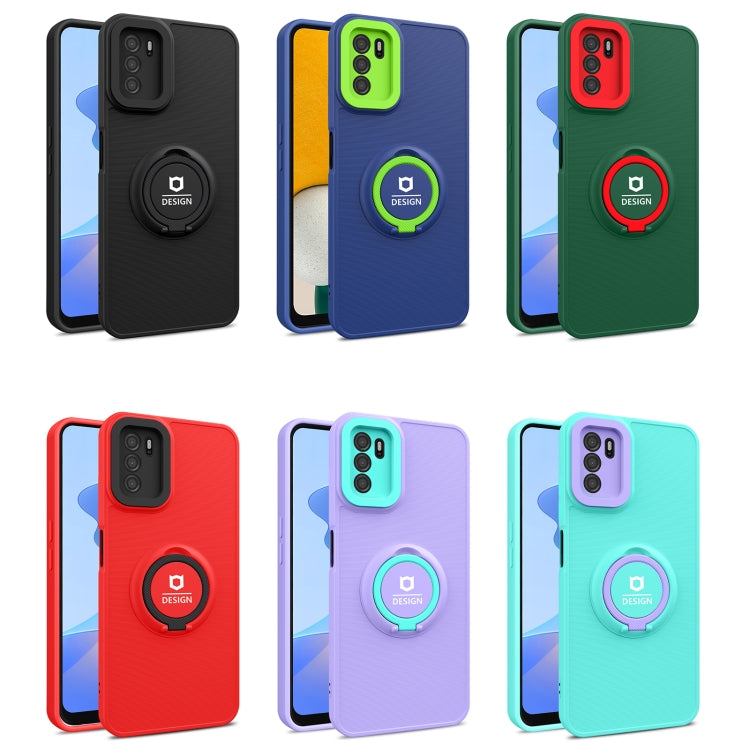 For OPPO A16 / A16s Eagle Eye Ring Holder Phone Case