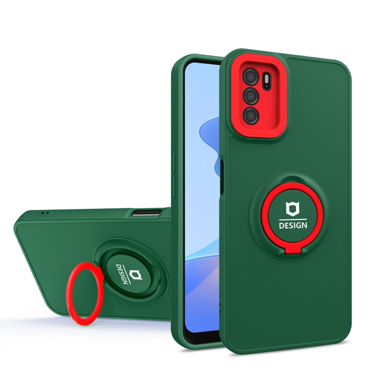 For OPPO A16 / A16s Eagle Eye Ring Holder Phone Case