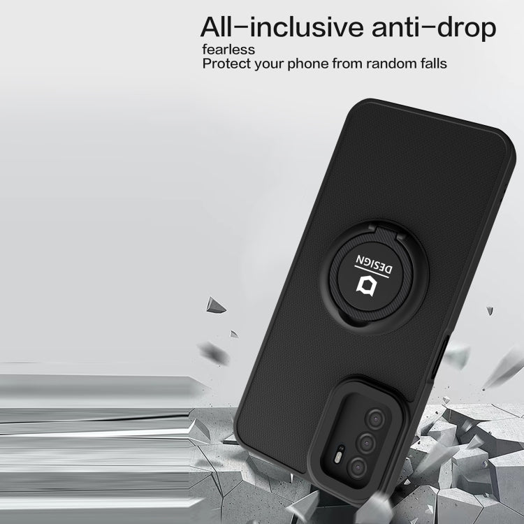 For OPPO A16 / A16s Eagle Eye Ring Holder Phone Case