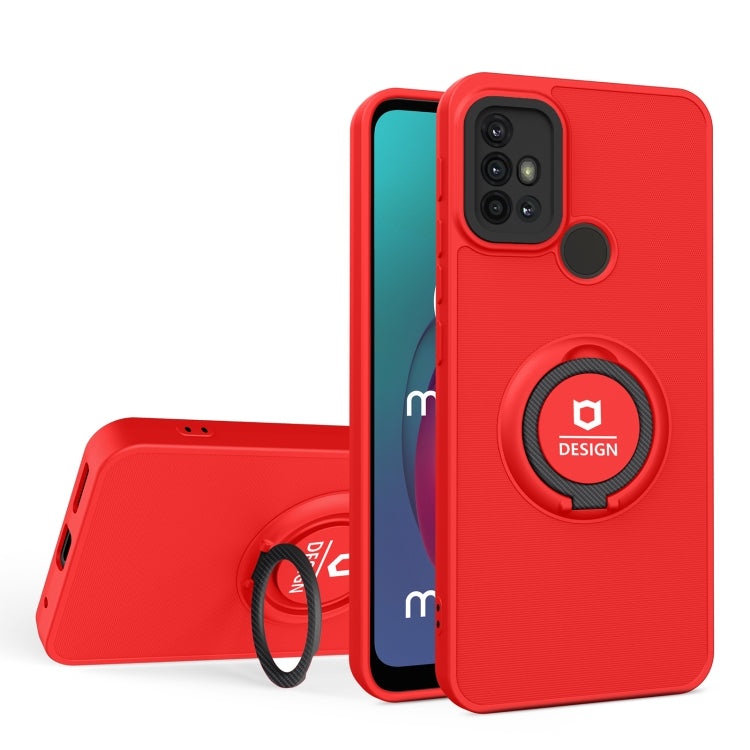 For Motorola Moto G10 / G20 / G30 Eagle Eye Ring Holder Phone Case
