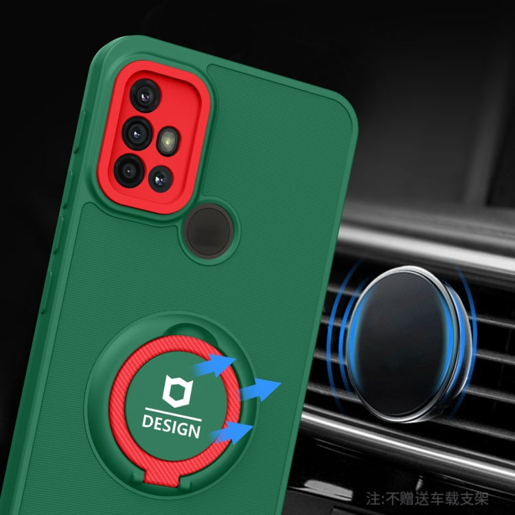 For Motorola Moto G10 / G20 / G30 Eagle Eye Ring Holder Phone Case