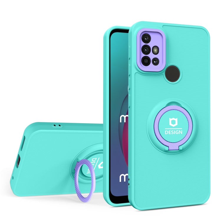 For Motorola Moto G10 / G20 / G30 Eagle Eye Ring Holder Phone Case