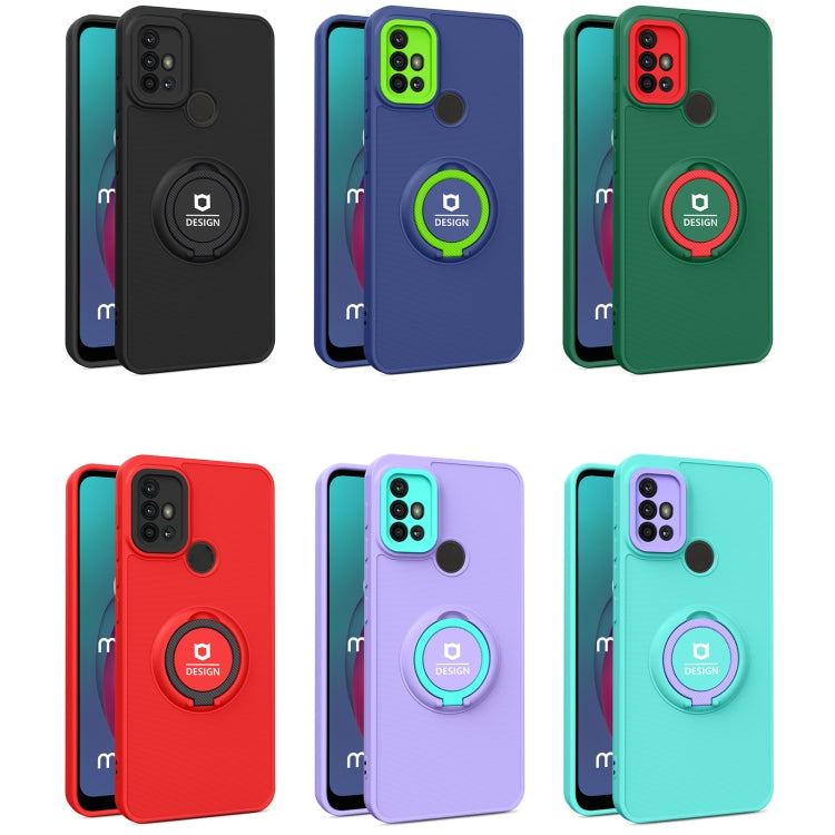 For Motorola Moto G10 / G20 / G30 Eagle Eye Ring Holder Phone Case