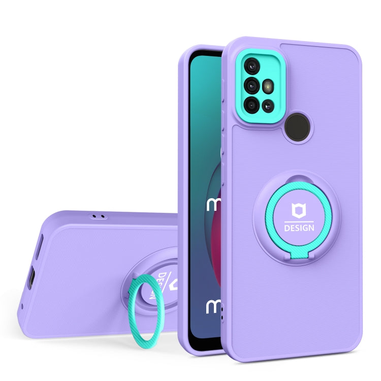 For Motorola Moto G10 / G20 / G30 Eagle Eye Ring Holder Phone Case