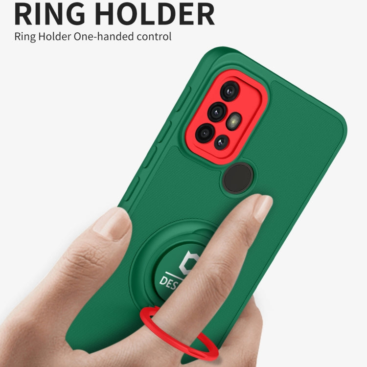 For Motorola Moto G10 / G20 / G30 Eagle Eye Ring Holder Phone Case