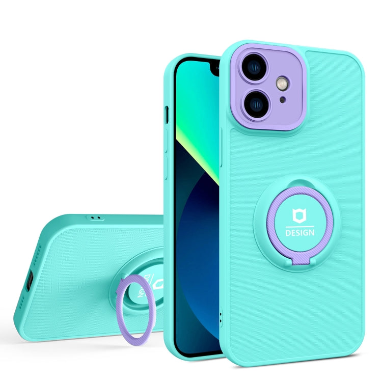 For iPhone 12 Eagle Eye Ring Holder Phone Case