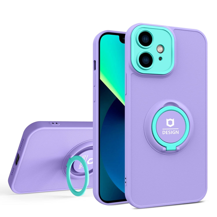 For iPhone 12 Eagle Eye Ring Holder Phone Case