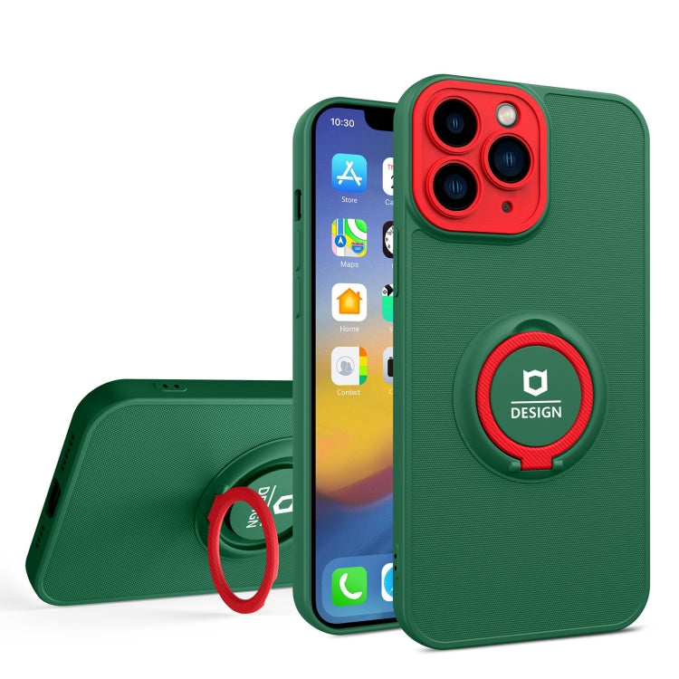 For iPhone 12 Pro Eagle Eye Ring Holder Phone Case