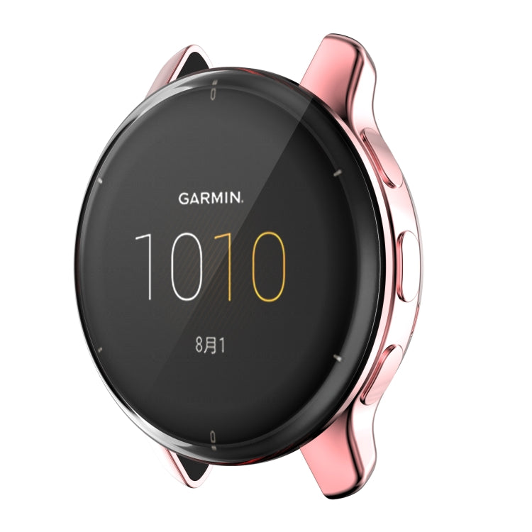 For Garmin Venu 2 Plus Full Coverage TPU Electroplating Watch Case