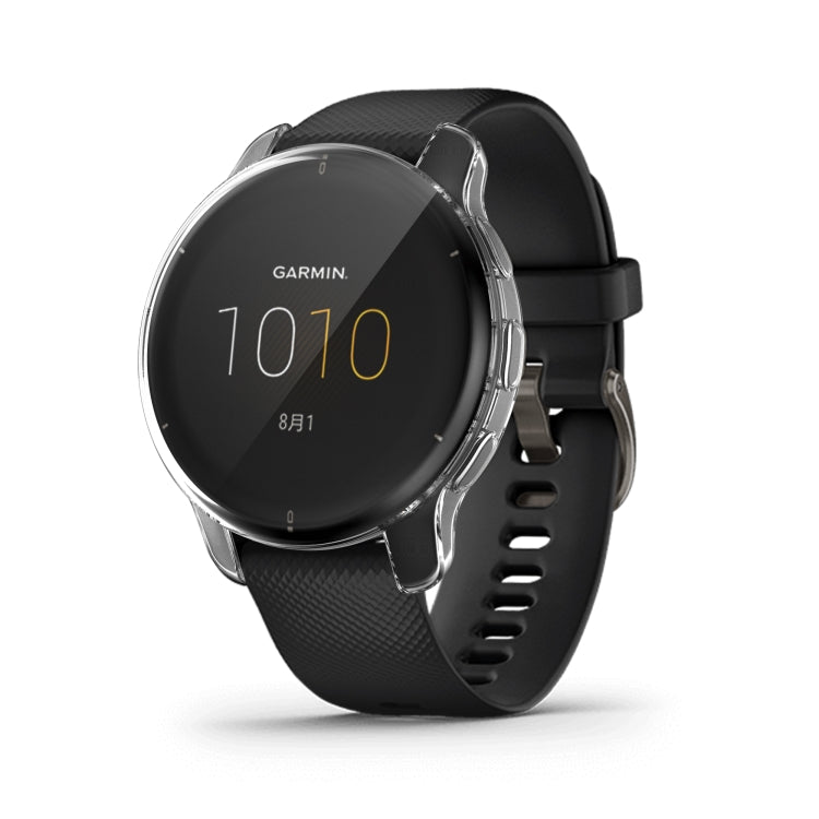 For Garmin Venu 2 Plus Full Coverage TPU Electroplating Watch Case
