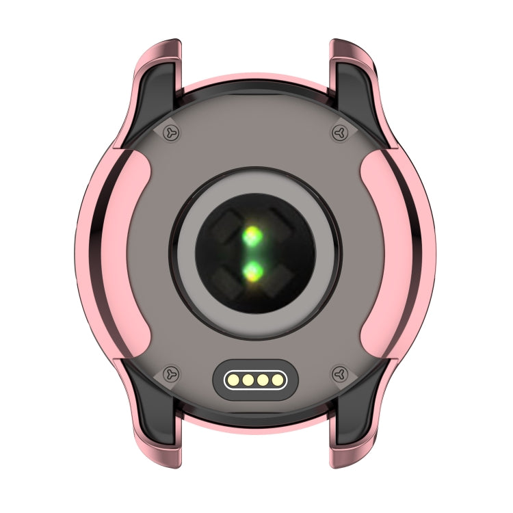 For Garmin Venu 2 Plus Half-pack TPU Electroplating Watch Case