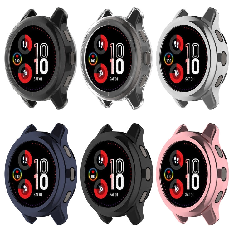 For Garmin Venu 2 Plus Half-pack TPU Electroplating Watch Case