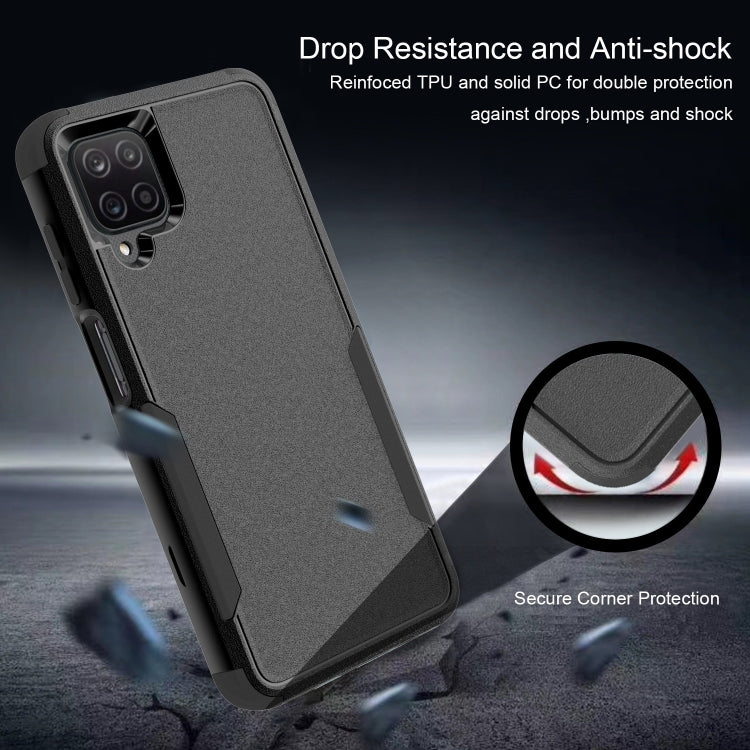 For Samsung Galaxy A12 TPU + PC Shockproof Phone Case