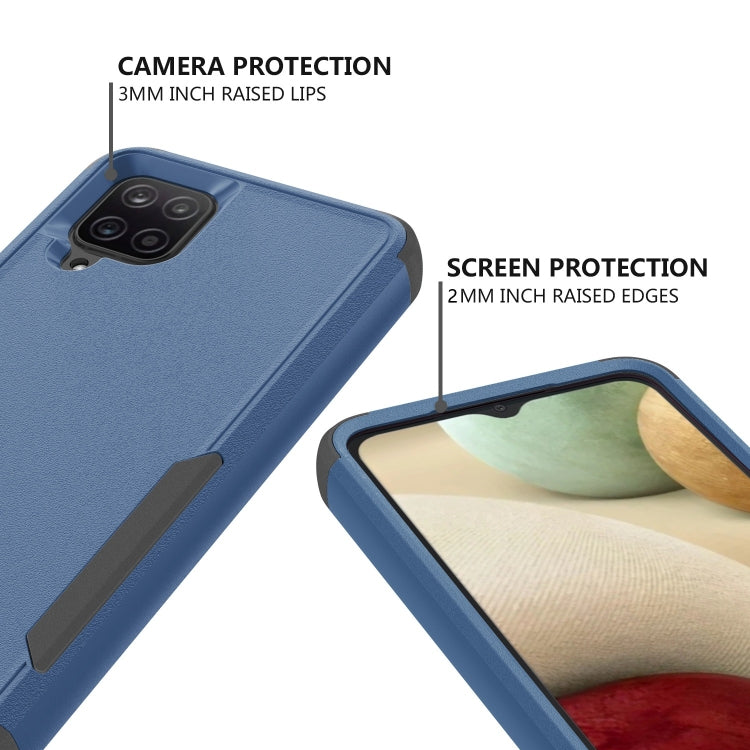 For Samsung Galaxy A12 TPU + PC Shockproof Phone Case