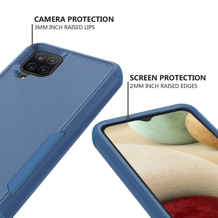 For Samsung Galaxy A12 TPU + PC Shockproof Phone Case