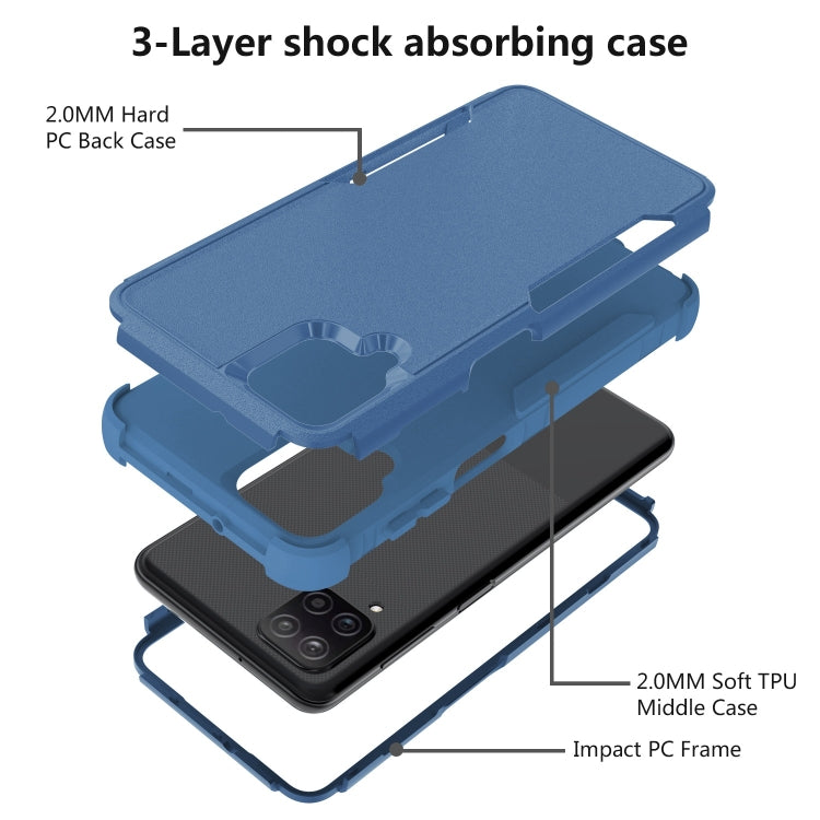 For Samsung Galaxy A12 TPU + PC Shockproof Phone Case