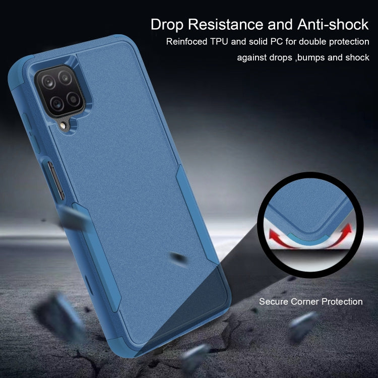 For Samsung Galaxy A12 TPU + PC Shockproof Phone Case