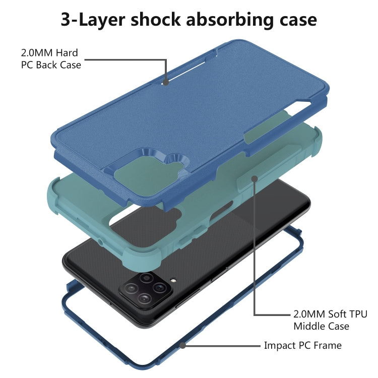 For Samsung Galaxy A12 TPU + PC Shockproof Phone Case