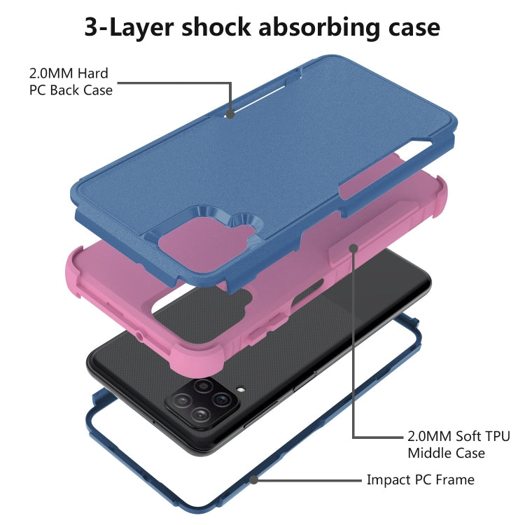 For Samsung Galaxy A12 TPU + PC Shockproof Phone Case