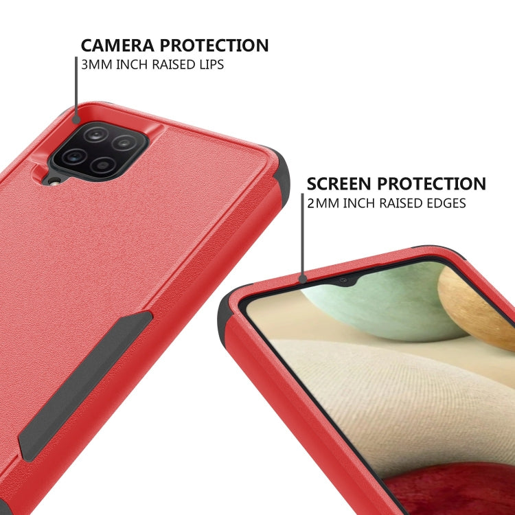 For Samsung Galaxy A12 TPU + PC Shockproof Phone Case