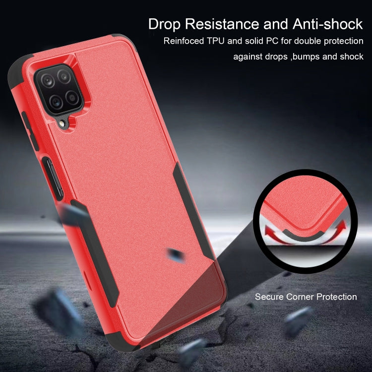 For Samsung Galaxy A12 TPU + PC Shockproof Phone Case