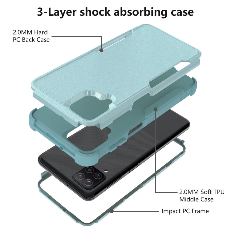 For Samsung Galaxy A12 TPU + PC Shockproof Phone Case