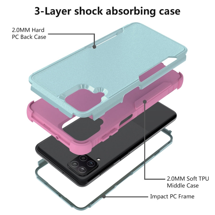 For Samsung Galaxy A12 TPU + PC Shockproof Phone Case