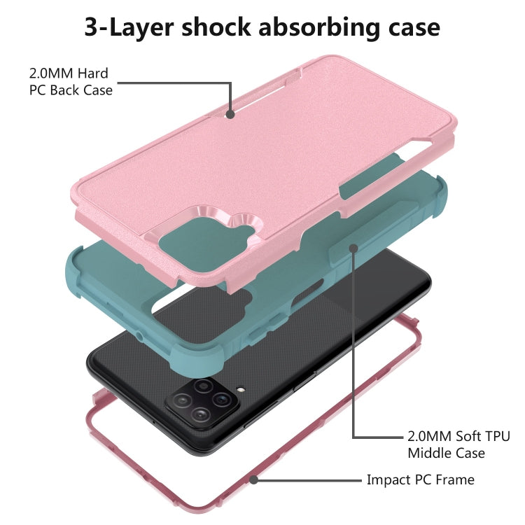 For Samsung Galaxy A12 TPU + PC Shockproof Phone Case