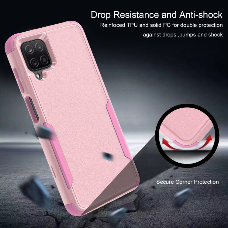 For Samsung Galaxy A12 TPU + PC Shockproof Phone Case