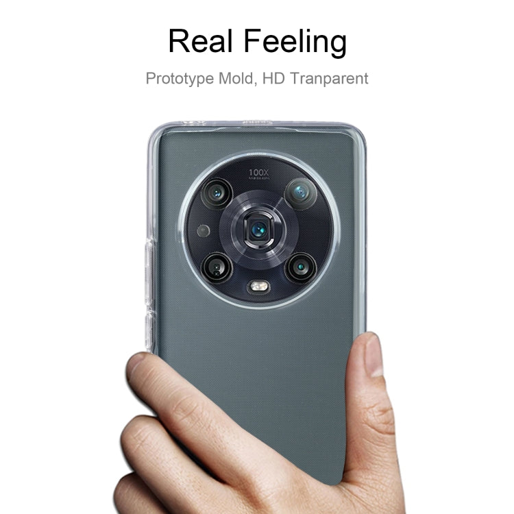 For Honor Magic4 Pro 0.75mm Ultra-thin Transparent TPU Phone Case