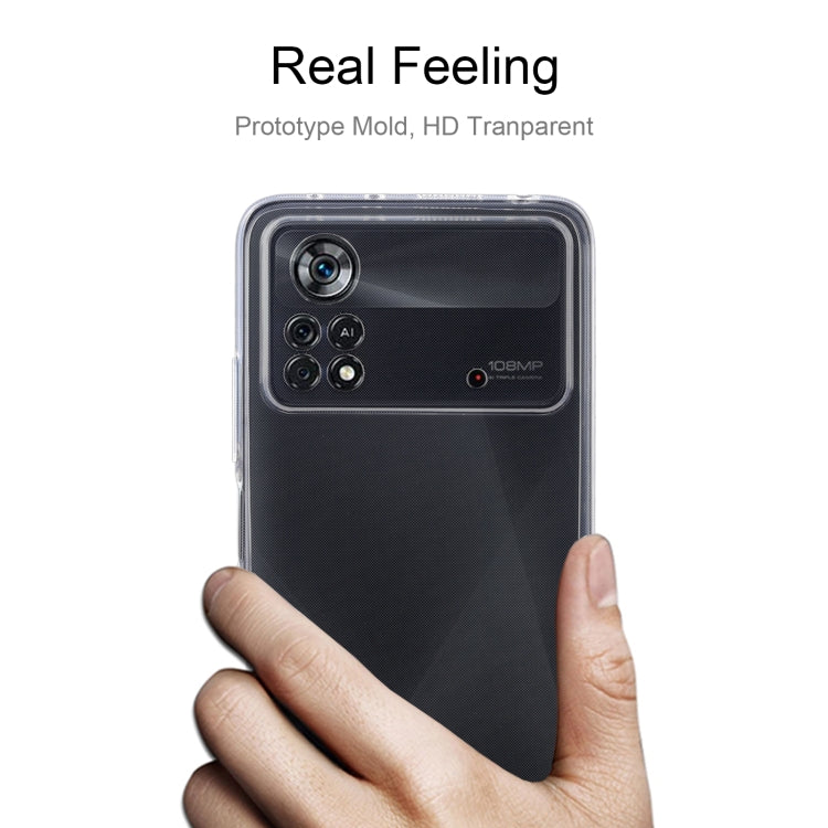 For Xiaomi Poco X4 Pro 5G 0.75mm Ultra-thin Transparent TPU Phone Case