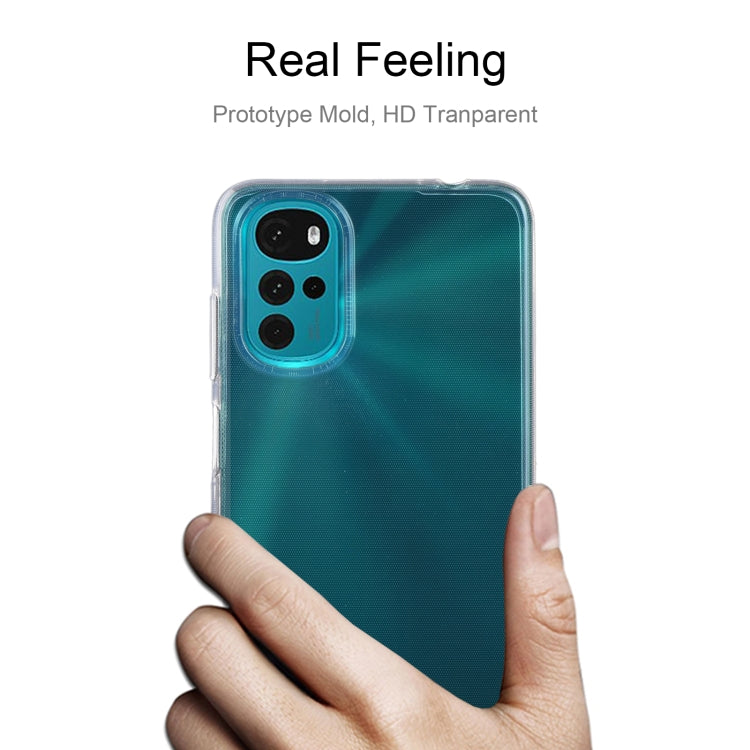 For Motorola Moto G22 0.75mm Ultra-thin Transparent TPU Phone Case