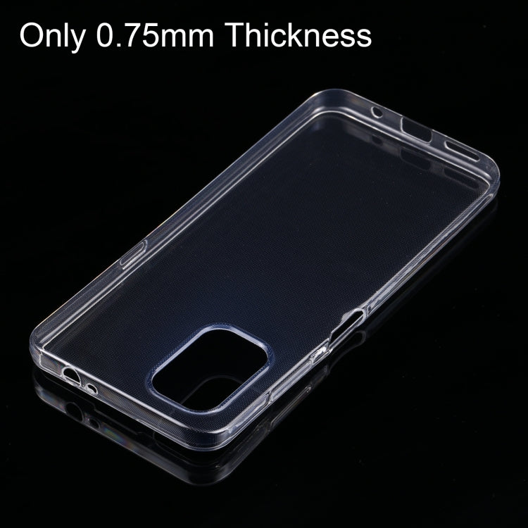 For Nokia G21 0.75mm Ultra-thin Transparent TPU Phone Case