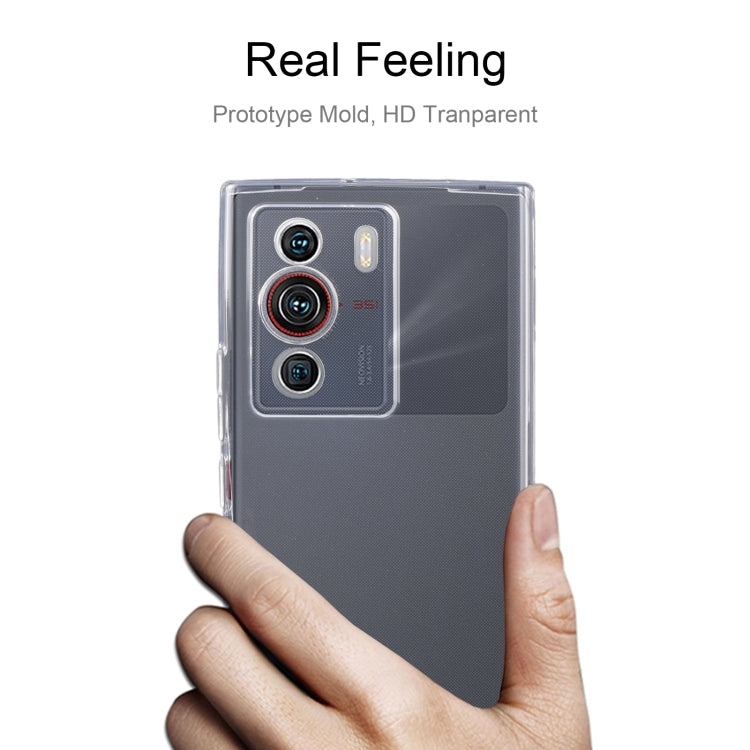 For ZTE nubia Z40 Pro 0.75mm Ultra-thin Transparent TPU Phone Case