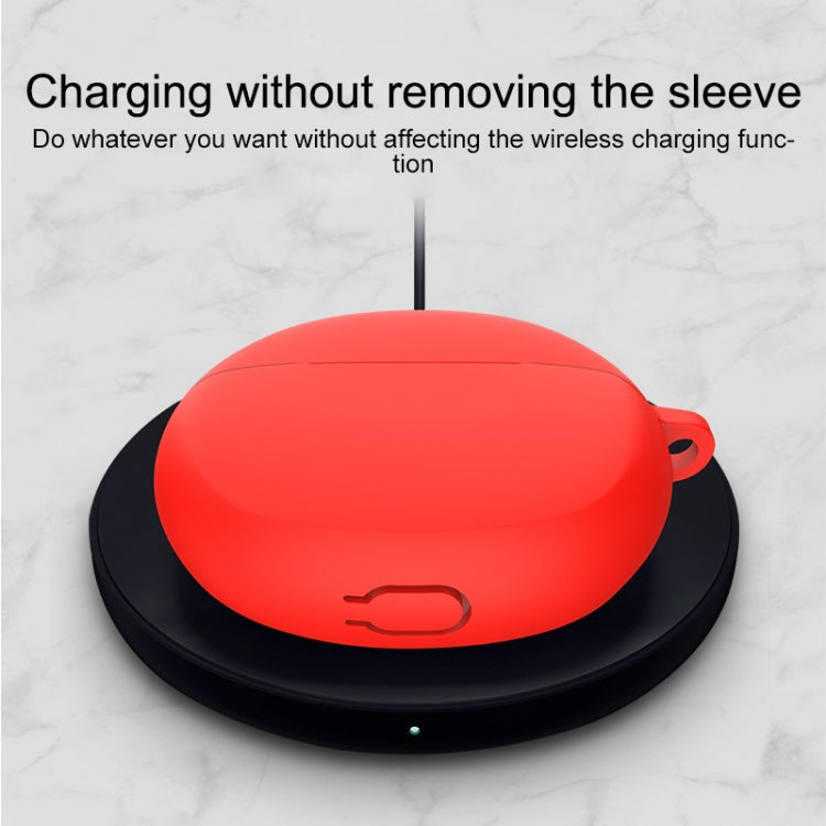Solid Color Silicone Earphone Protective Case For OPPO Enco X2