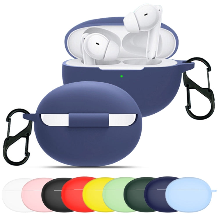 Solid Color Silicone Earphone Protective Case For OPPO Enco X2