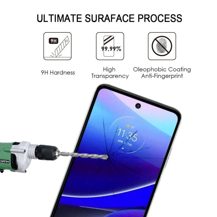 25 PCS Full Glue Cover Screen Protector Tempered Glass Film For Motorola Moto G Stylus 5G 2022