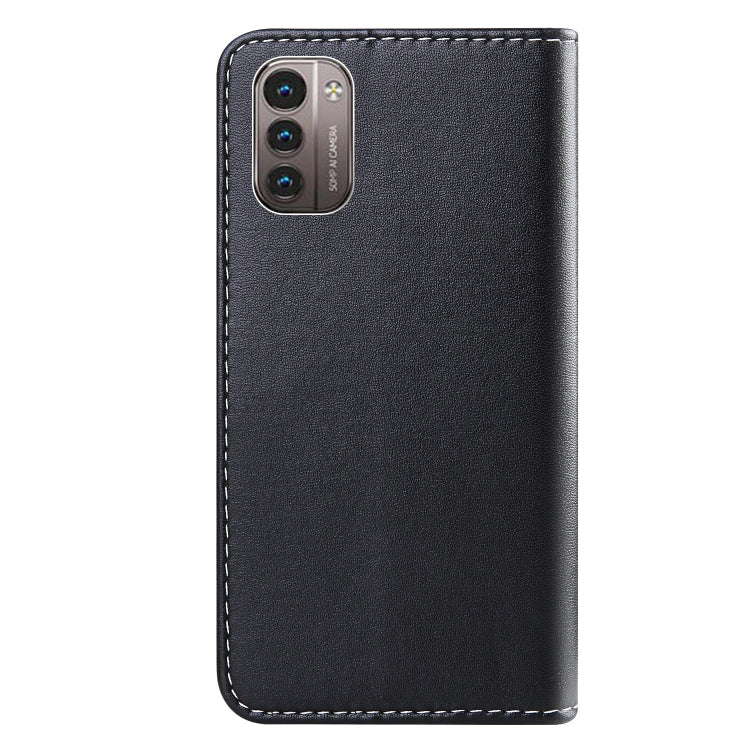 For Nokia G21 / G11 Tricolor Stitching Horizontal Flip Leather Phone Case